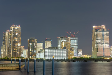 Fototapeta na wymiar 東京ウォーターフロントの夜景