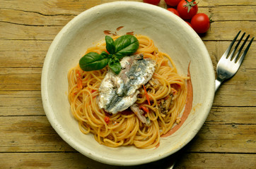 Spaghetti con le sarde ft4105_0928 Cucina italiana Italian cuisine