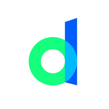 Developer Logo. Binary Code Icon. Software Development, API, Technology Conference Vector Logo Concept.