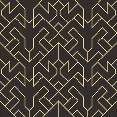 Washable wall murals Art deco Abstract art deco seamless modern tiles pattern