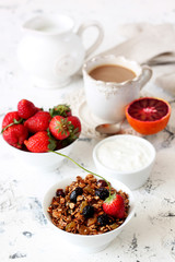 Healthy morning breakfast