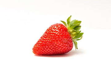 strawberry on white background