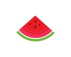 watermelon logo icon vector illustration