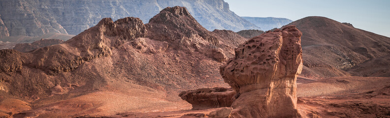 the valley view point in timna national park i