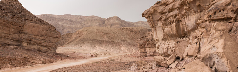 road in timna national park
