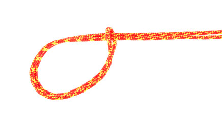 rope for tourism, mountaineering isolated on white background