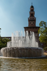 Fototapeta premium Castello Sforzesco Milano
