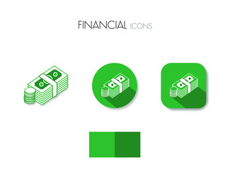 Icon stack of bill vector, pile of bill, pile of dollar, money, cash, vettore fila di soldi, banconote icona, icona fila di banconote