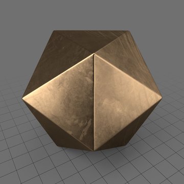 Bronze street bollard