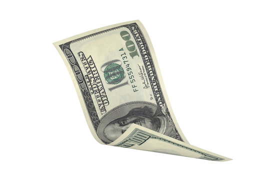 Dollar, Paper Money, American Banknote, Flying Money, 3D Render
