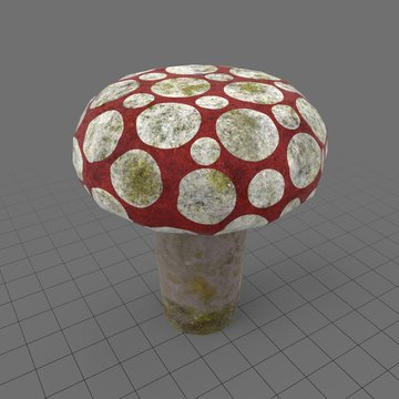 Mossy shipyard bollard