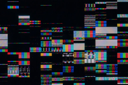 Pixel pattern of a digital glitch / Abstract background, pattern of a digital glitch.