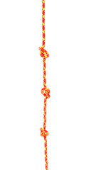 rope for tourism, mountaineering isolated on white background