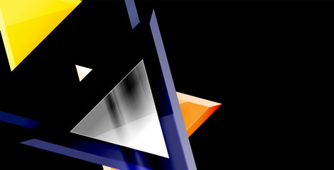 Triangle abstract background