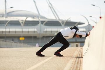 Exercising by border