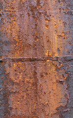 Old Weathered Corrugated Rusty Metal Texture