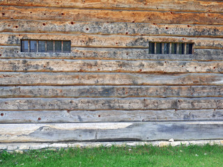 Drewniana ściana 