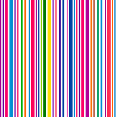 Obraz premium Colorful striped abstract background, variable width stripes.