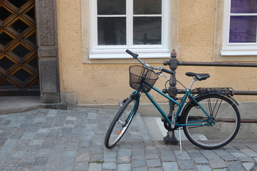Fototapeta na wymiar bicycles stockholm mariaberget