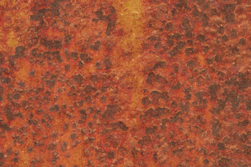 red rusty metal grunge wall background