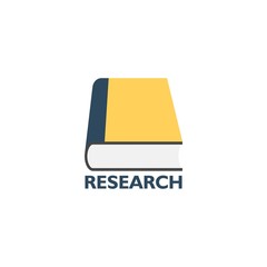 Research word, Book concept