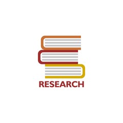 Research word, Book concept