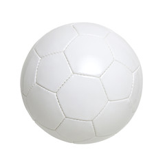 Fototapeta premium Leather white football.