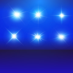 Set of Vector Neon Light Effects.