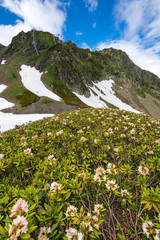View of Caucasian mountains