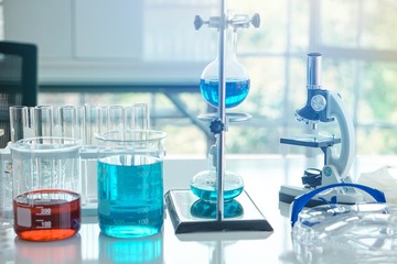 Laboratory equipment is ready to use in healtcare business