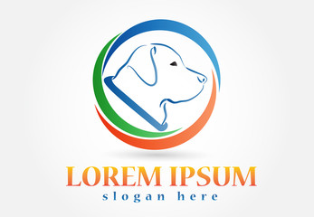 Labrador dog logo