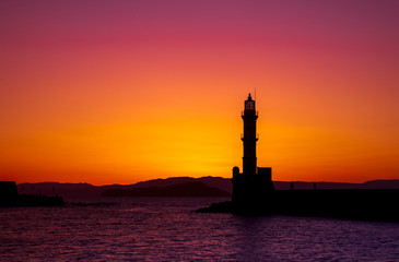 Faro de La Canea. Creta