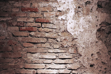 old vintage grunge concrete cement bricks wall background wallpaper surface backdrop