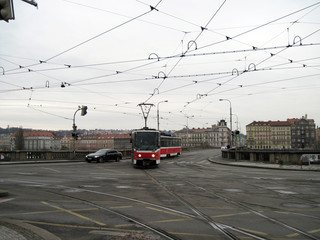 Tatra T6A5 in Prague 