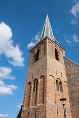 Fototapeta na wymiar Sint Lambertus Church in Strijen, The Netherlands