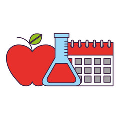 school calendar apple flask