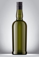 Glass bottle mockup. 