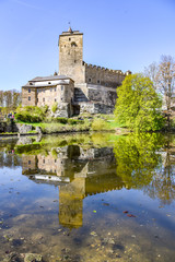 Obraz premium Kost Castle - gothic medieval stronghold in Bohemian Paradise, Cesky Raj, Czech Republic