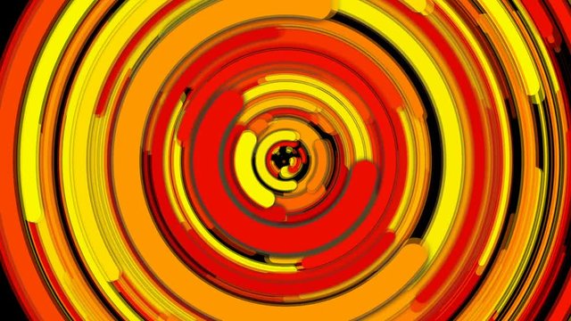 Abstract spiral bright rotating and twisting lines, computer generated background, 3d rendering backdrop