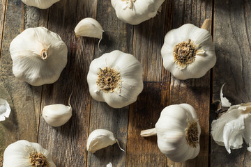 Raw Organic Garlic Bulbs