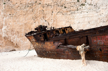 Ship wreck bay Zakynthos