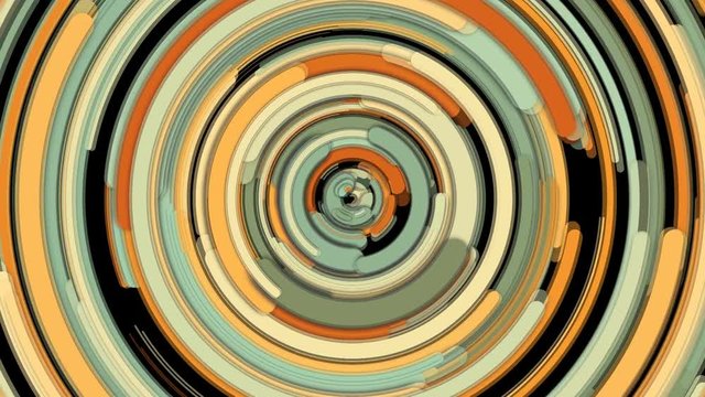 Abstract spiral bright rotating and twisting lines, computer generated background, 3d rendering backdrop