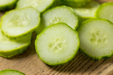 Raw Green Organic Korean Cucumbers