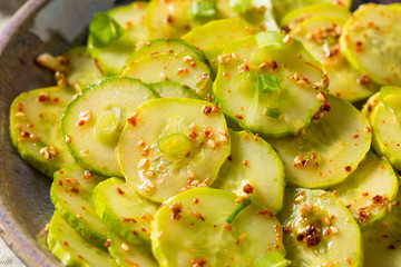 Homemade Spicy Korean Cucumber Salad