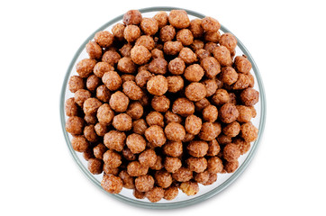 Breakfast crunchy chocolate balls