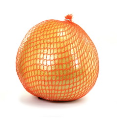 Pomelo or Chinese grapefruit isolated on white.