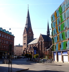 Fototapeta premium Malmö, S:t Petri kyrka
