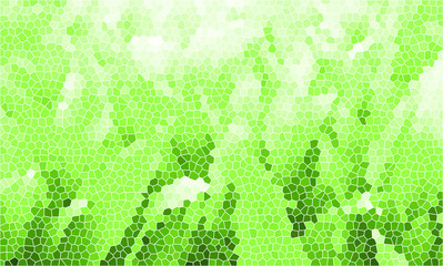 Green vegetative natural mosaic background.