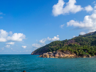 Fototapeta premium Beautiful pictures beaches on the island of Phangan. Koh Phangan. Thailand