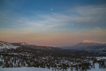  Snowy scenery of Hachimantai in Tohoku region